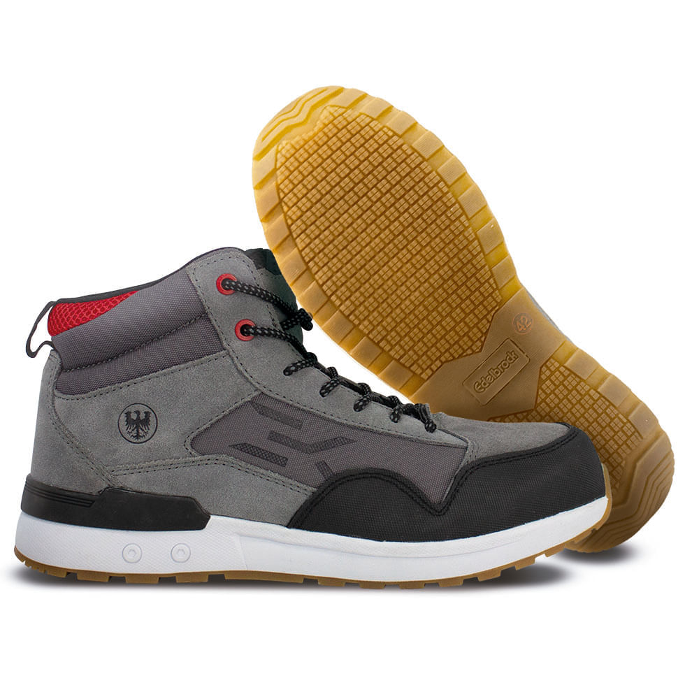 Zapatilla Seguridad ED Vansky Artic Gray / Red