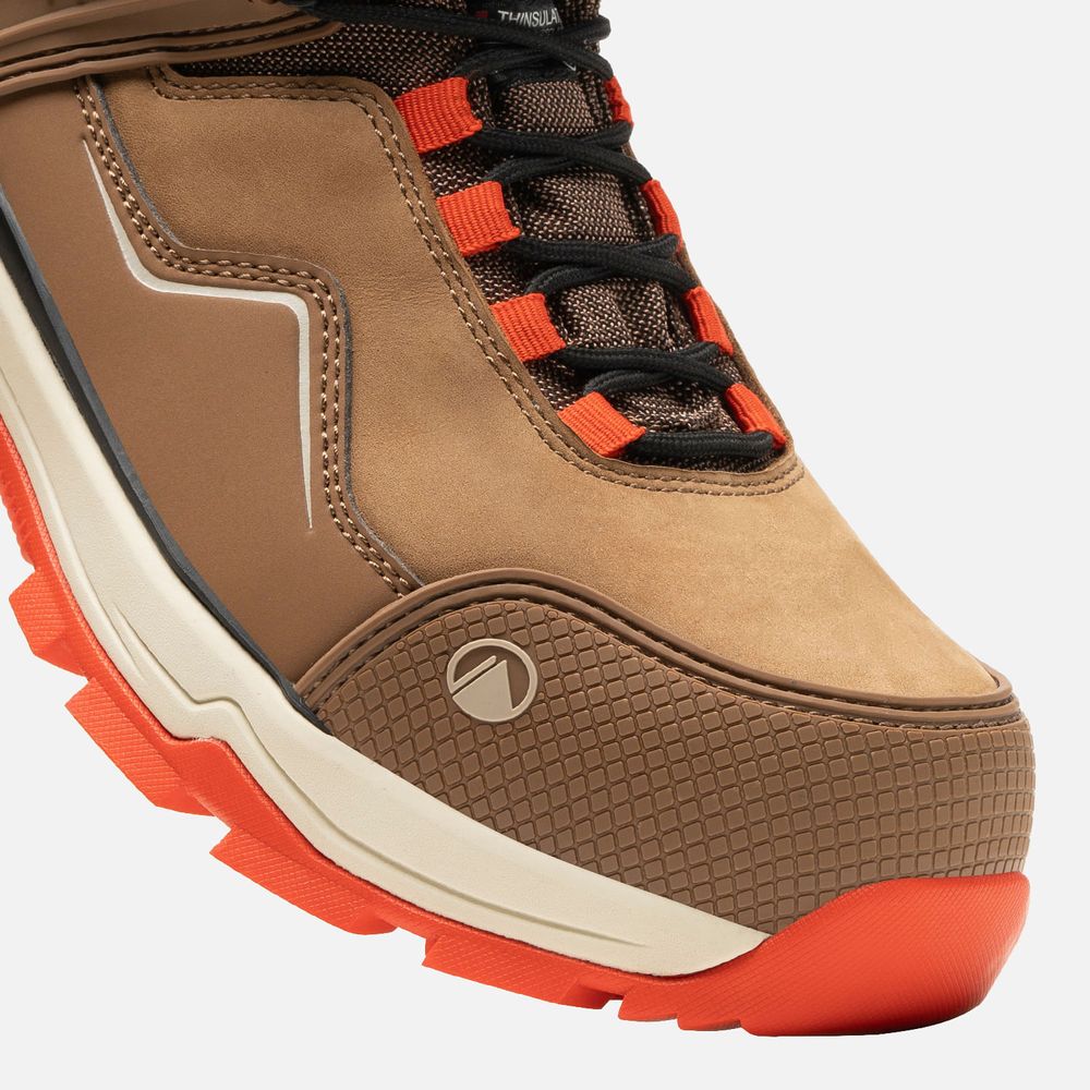 Botin Mujer Atmos Mid Cafe Claro