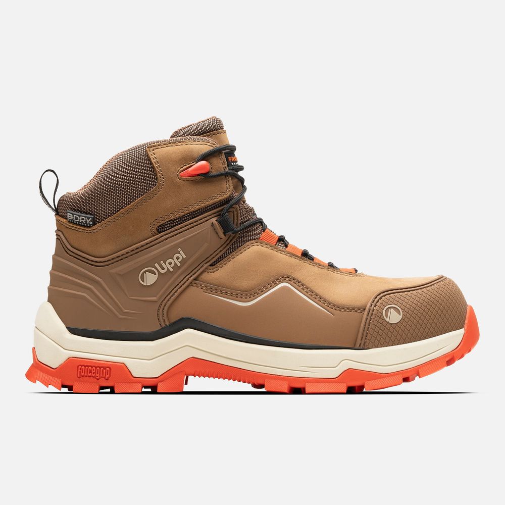 Botin Mujer Atmos Mid Cafe Claro
