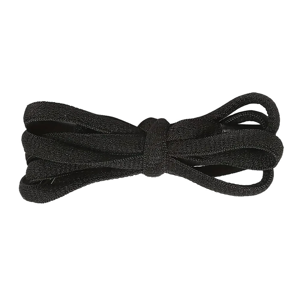 Cordones Defender Ovalado Negro Medium